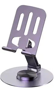 720° Rotating Metal Swivel Stand for Mobile & Tablet - Image 6