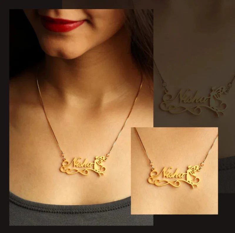 Fairy Angel Name Pendant - Image 3