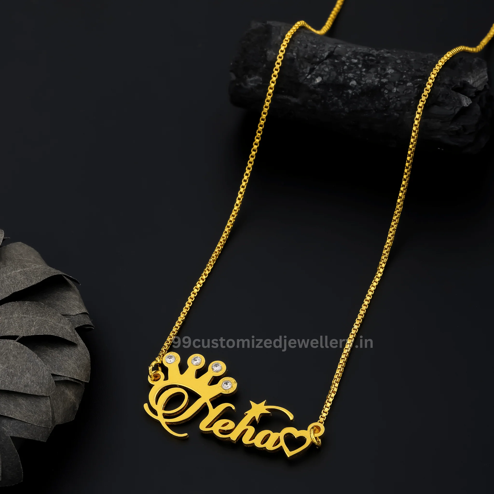 Diamond Name Necklace - Personalized Custom Jewelry for Her - Image 2