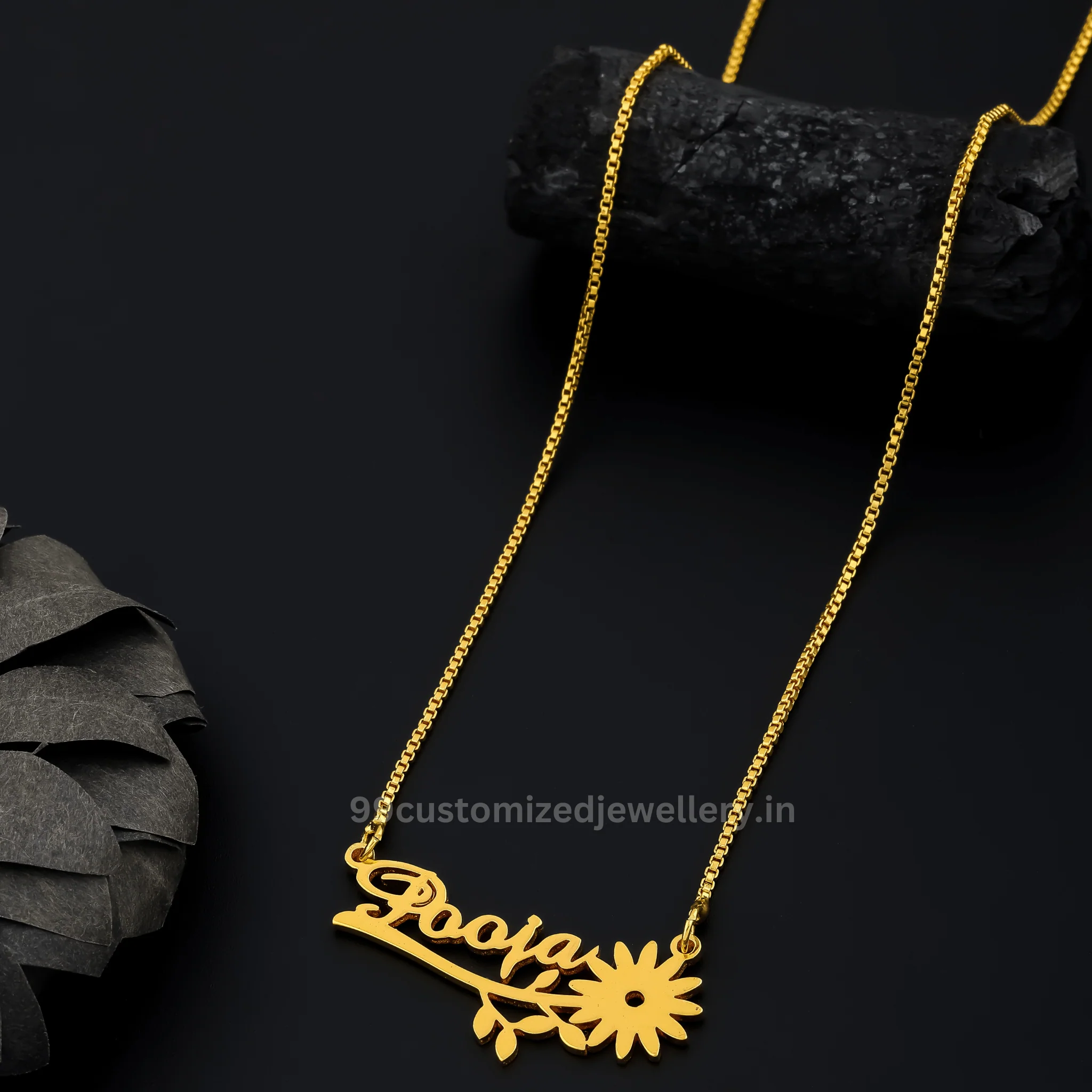 Floral Name Necklace - Image 2