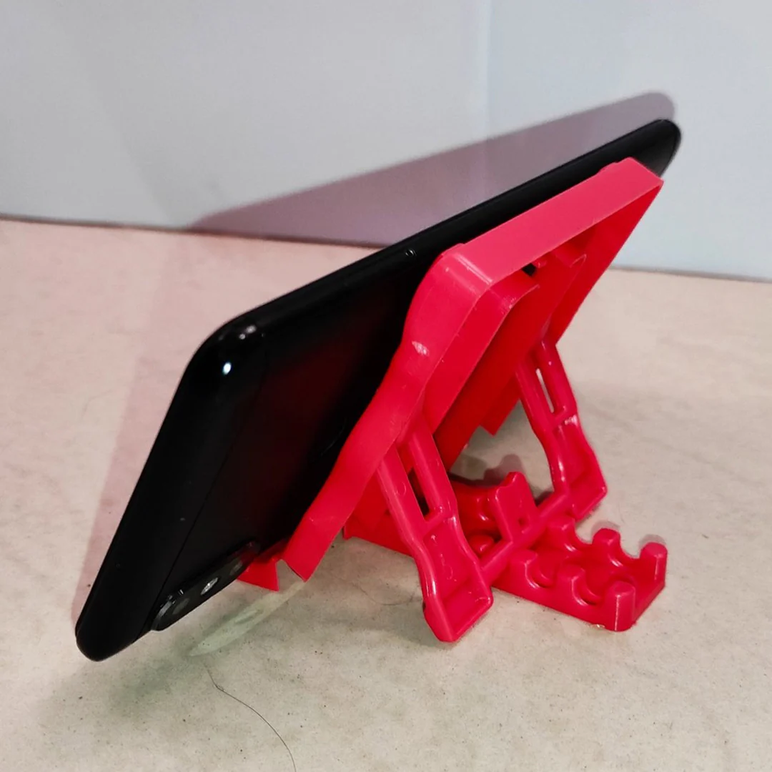 Foldable Mobile Stand – Random Color | Universal Phone Holder - Image 3