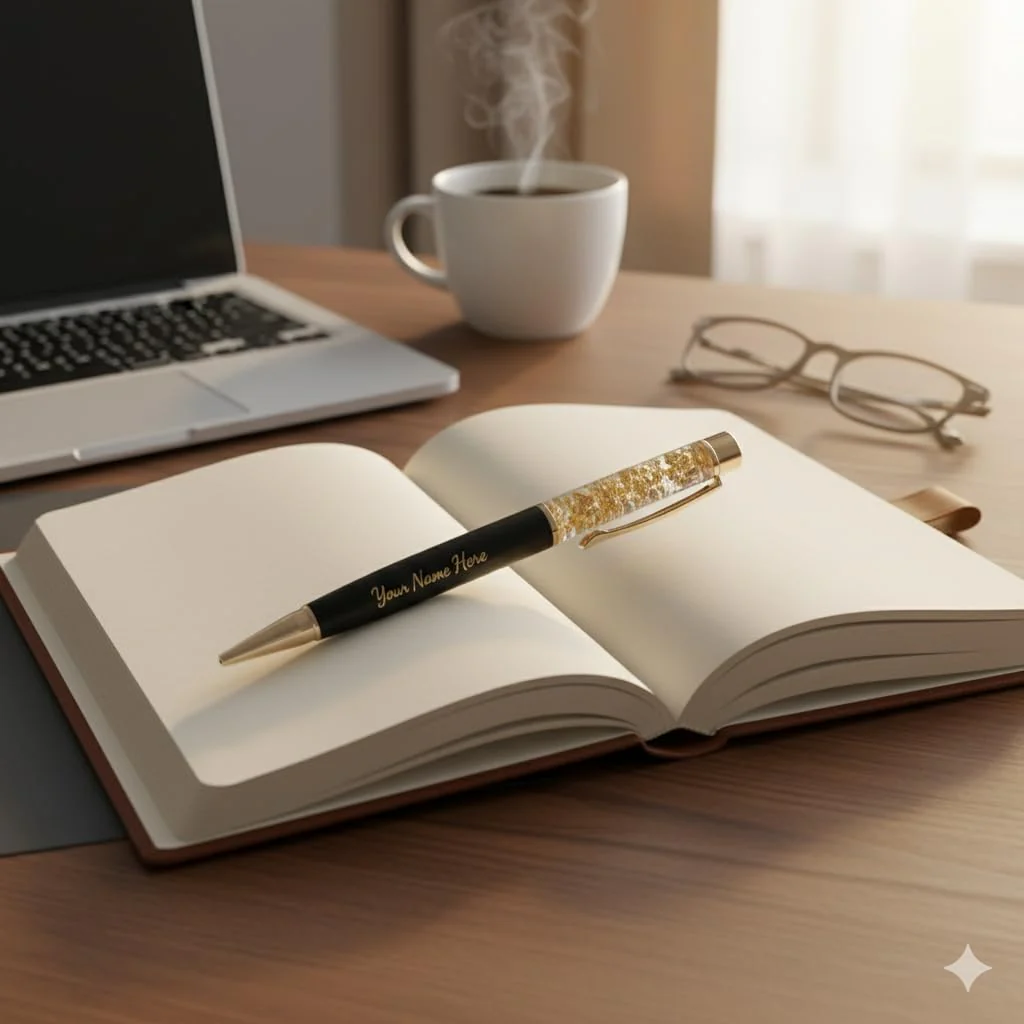 Personalized Crystal Name Pen | Custom Engraved Luxury Ball Pen - Image 4