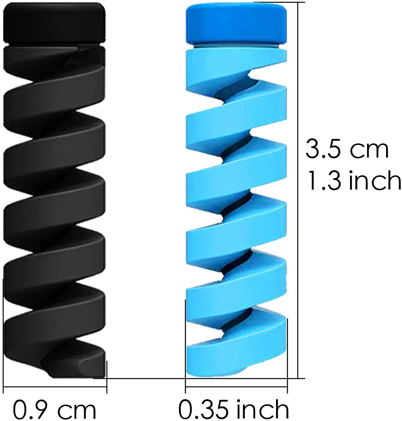 Spiral Charger Spring Cable Protector Data Cable Saver (Pack of 4) - Image 4