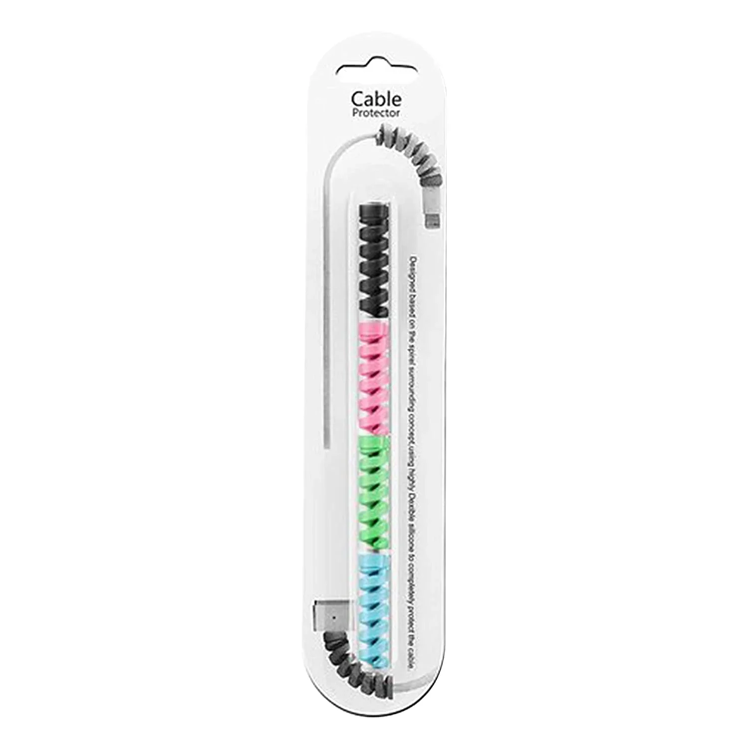 Spiral Charger Spring Cable Protector Data Cable Saver (Pack of 4) - Image 8