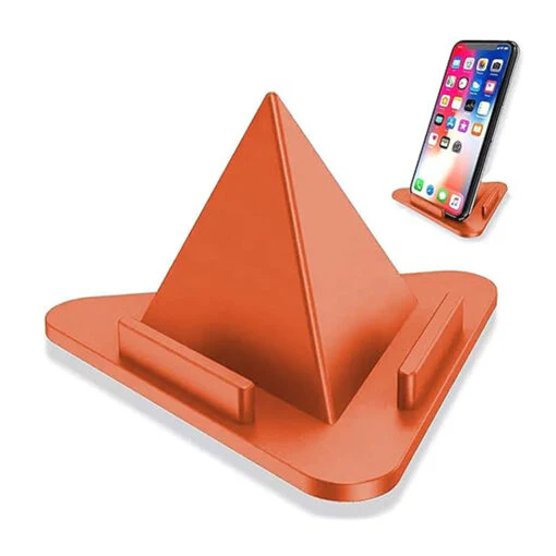 Triangle Pyramid Mobile Stand (Random Color)
