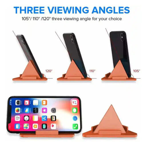 Triangle Pyramid Mobile Stand (Random Color) - Image 4